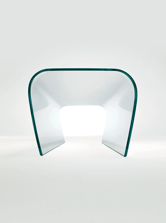 Bent Glass Tabure